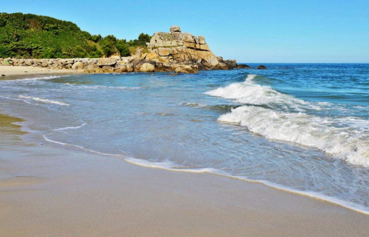 Le Penty à Kerfissien, Studio de plage Cléder Buitenkant foto