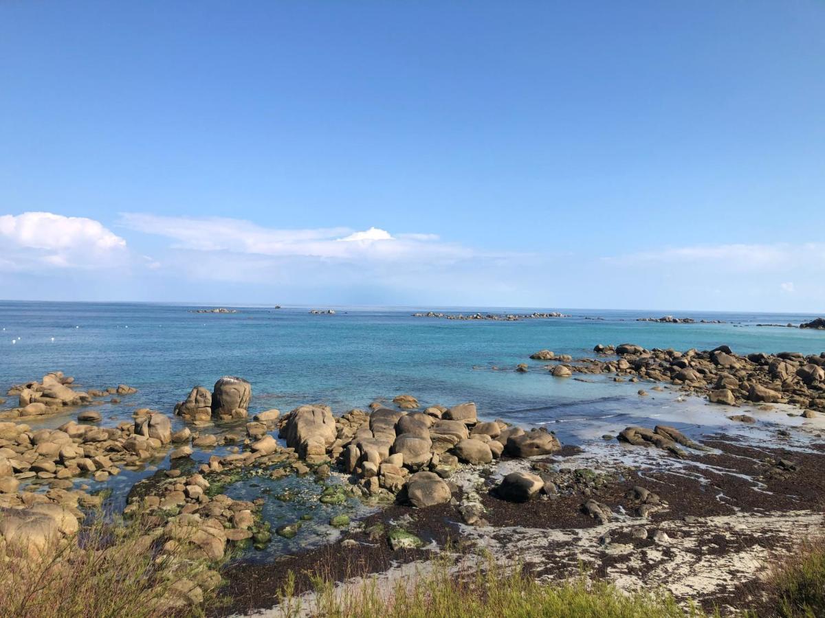 Le Penty à Kerfissien, Studio de plage Cléder Buitenkant foto