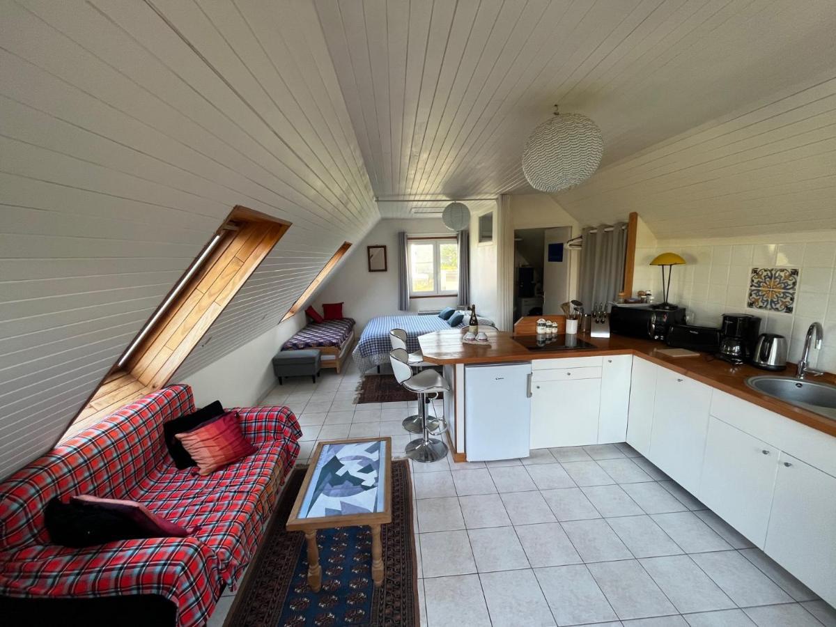 Le Penty à Kerfissien, Studio de plage Cléder Buitenkant foto